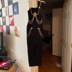 Black formal dress